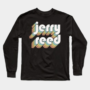 Retro Jerry Reed Long Sleeve T-Shirt
